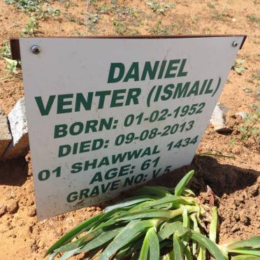 VENTER Daniel 1952-2013