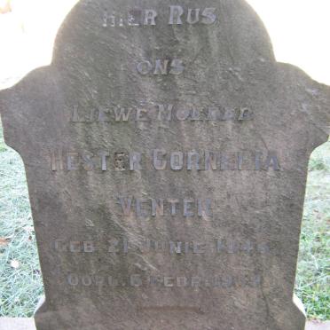 VENTER Hester Cornelia 1846-1939