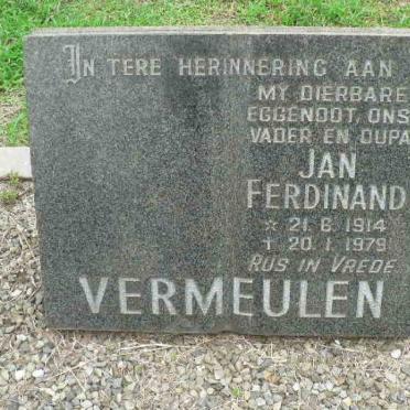 VERMEULEN Jan Ferdinand 1914-1979
