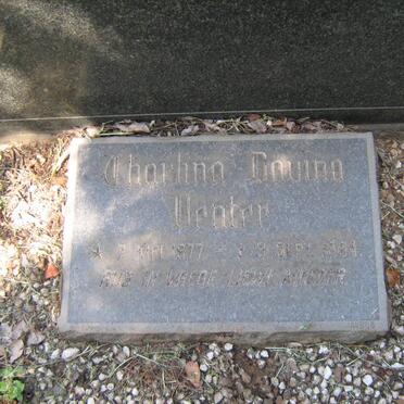 VENTER Charlina Davina 1877-1954
