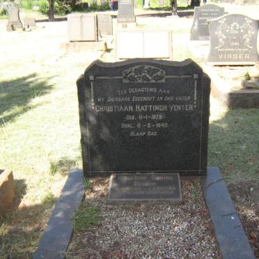 VENTER Christiaan Hattingh 1878-1940 &amp; Charlina Davina 1877-1954
