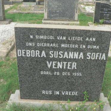 VENTER Debora Susanna Sofia -1955