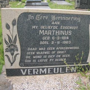 VERMEULEN Marthinus 1914-1963