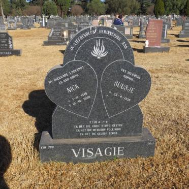 VISAGIE Nick 1940-2000 &amp; Suusje 1939-