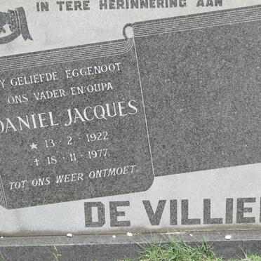 VILLIERS Daniel Jacques, de 1922-1977
