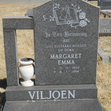 VILJOEN Margaret Emma 1909-1984