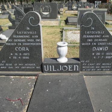 VILJOEN Dawid 1922-2007 &amp; Cora 1923-1986