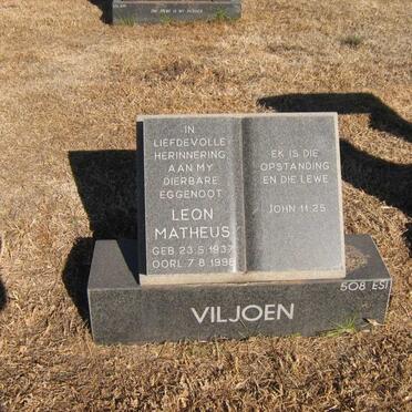 VILJOEN Leon Matheus 1937-1998