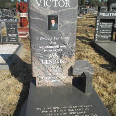 VICTOR Jan Hendrik 1953-2007