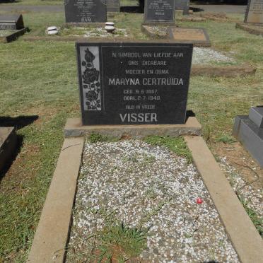 VISSER Maryna Gertruida 1867-1940