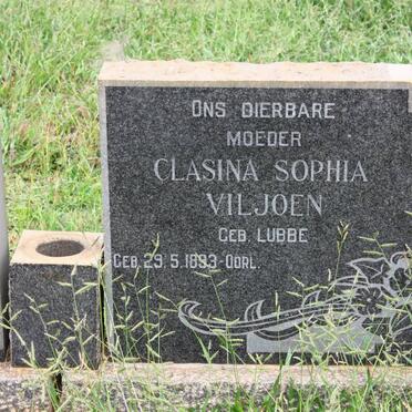 VILJOEN Jozua Jacobus 1890-1956 &amp; Clasina Sophia LUBBE 1893-