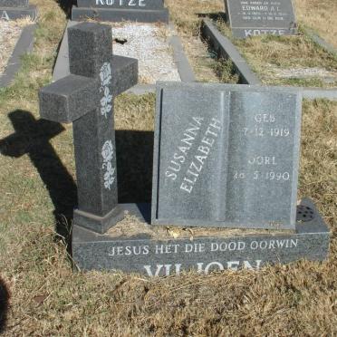 VILJOEN Susanna Elizabeth 1919-1990
