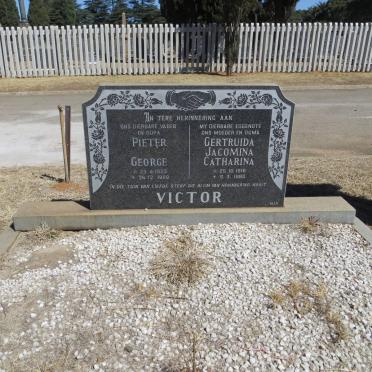 VICTOR Pieter George 1923-1988 &amp; Gertruida Jacomina Catharina 1918-1980
