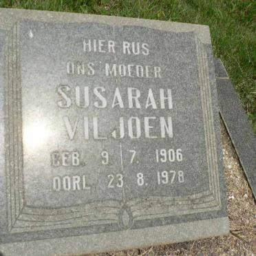 VILJOEN Susarah 1906-1978