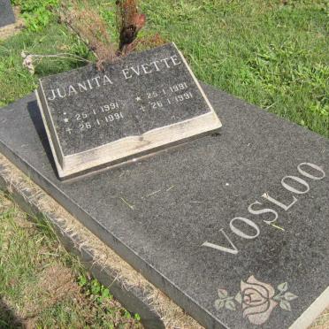 VOSLOO Juanita 1991-1991 :: VOSLOO Evette 1991-1991