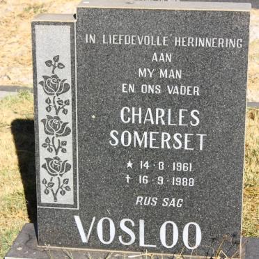VOSLOO Charles Somerset 1961-1988