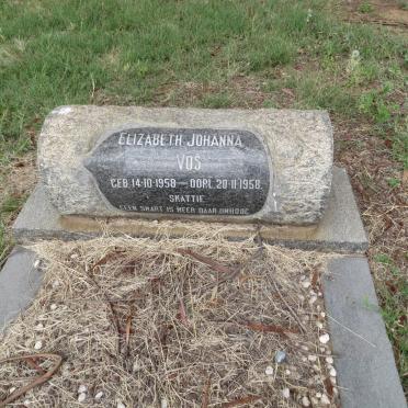 VOS Elizabeth Johanna 1958-1958