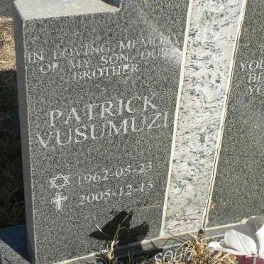 VUSUMUZI Patrick 1962-2005