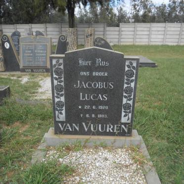 VUUREN Jacobus Lucas, van 1920-1983