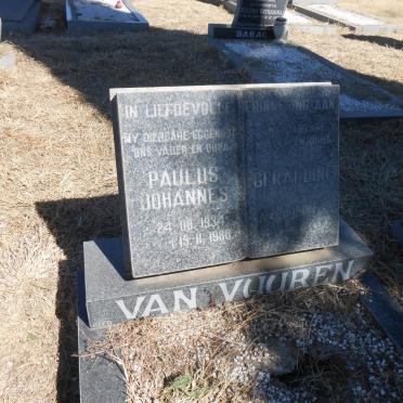 VUUREN Paulus Johannes, van 1934-1988 &amp; Geraldine