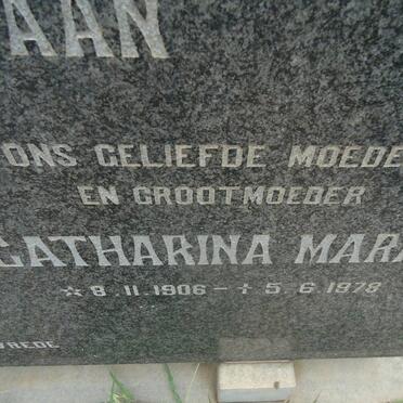 VUUREN Catharina Maria, Janse van 1906-1978
