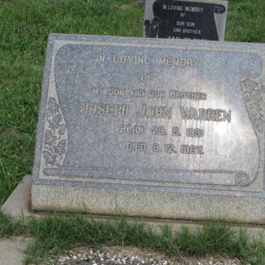 WARREN Joseph John 1931-1967
