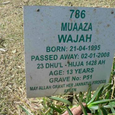 WAJAH Muaaza 1995-2008