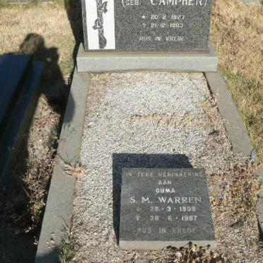 WARREN S.M. 1908-1987