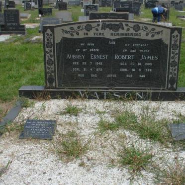 WATSON Robert James 1903-1966 &amp; Helena Anna Catharina 1912-1990 :: Aubrey Ernest 1942-1972