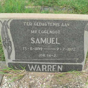 WARREN Samuel 1899-1972