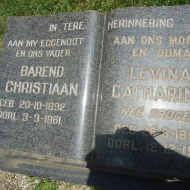 WALT Barend Christiaan, van der 1892-1961 &amp; Levina Catharina KRUGER 1898-1966