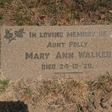 WALKER Mary Ann -1920