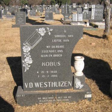 WESTHUIZEN Kobus, v.d. 1958-1995