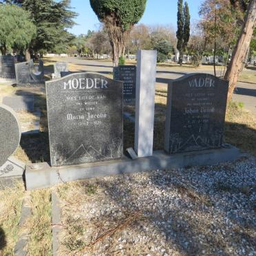 WESTHUIZEN Johan Dawid, van der 1923-1989 &amp; Maria Jacoba 1928-