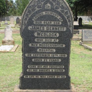 WEDLOCK James Bennett -1916