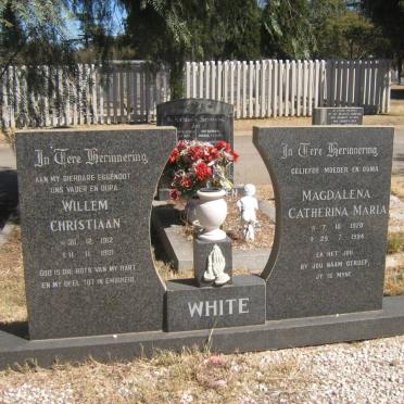 WHITE Willem Christiaan 1912-1991 &amp; Magdalena Catherina Maria 1920-1994