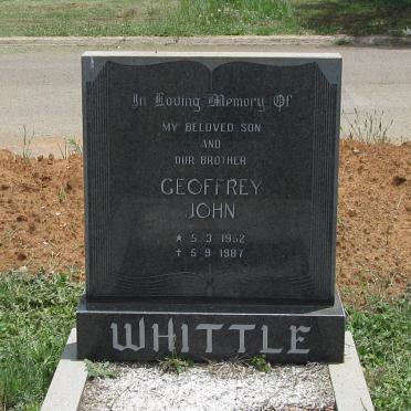 WHITTLE Geoffrey John 1952-1987
