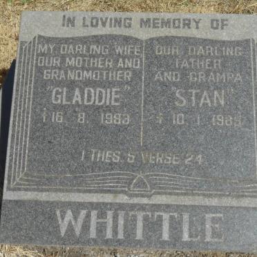 WHITTLE Stan -1985 &amp; Gladdie -1983