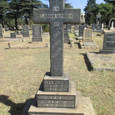 WILLIAMS J.S.K  1855-1929