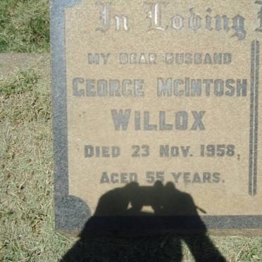 WILLOX George McIntosh -1958