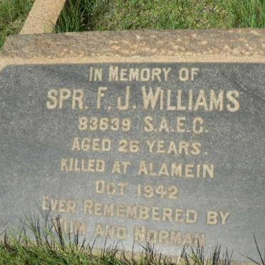 WILLIAMS F.J. -1942
