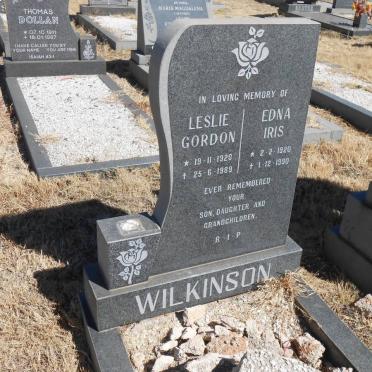WILKINSON Leslie Gordon 1920-1989 &amp; Edna Iris 1920-1990