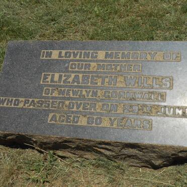 WILLS Elizabeth -1942