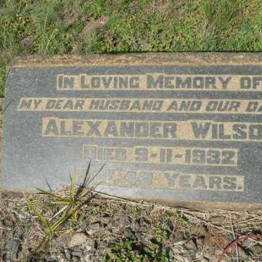 WILSON Alexander -1932