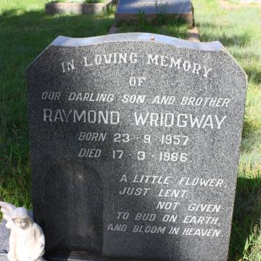 WRIDGWAY Raymond 1957-1966