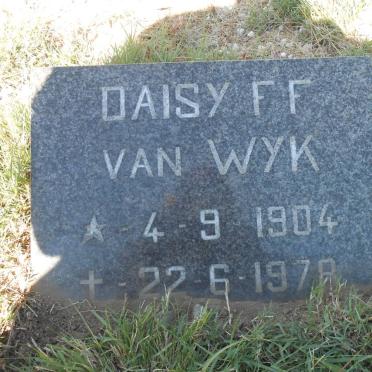 WYK Daisy F.F., van 1904-1978
