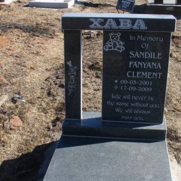 XABA Sandile Fanyana Clement 2001-2009