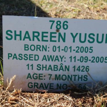 YUSUF Shareen 2005-2005
