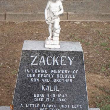 ZACKEY Kalil 1947-1948