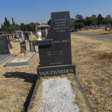 ZWEEDEN Jan-Paul, van 1970-1997
